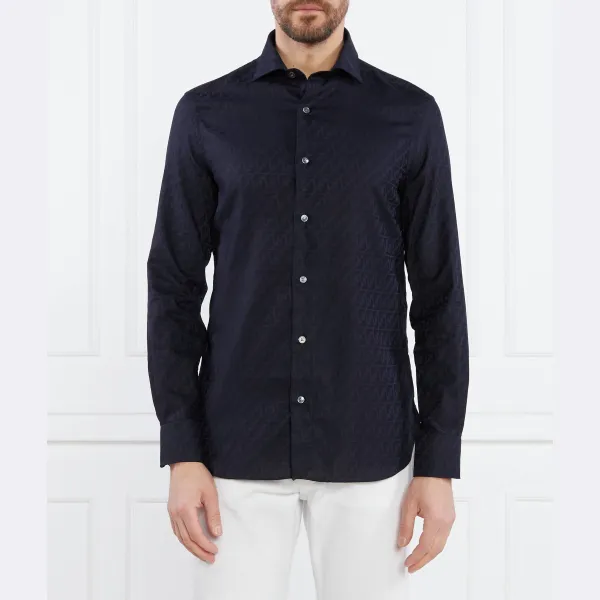 Рубашка стандартного кроя Emporio Armani, черный
Рубашка стандартного кроя Emporio Armani, черный