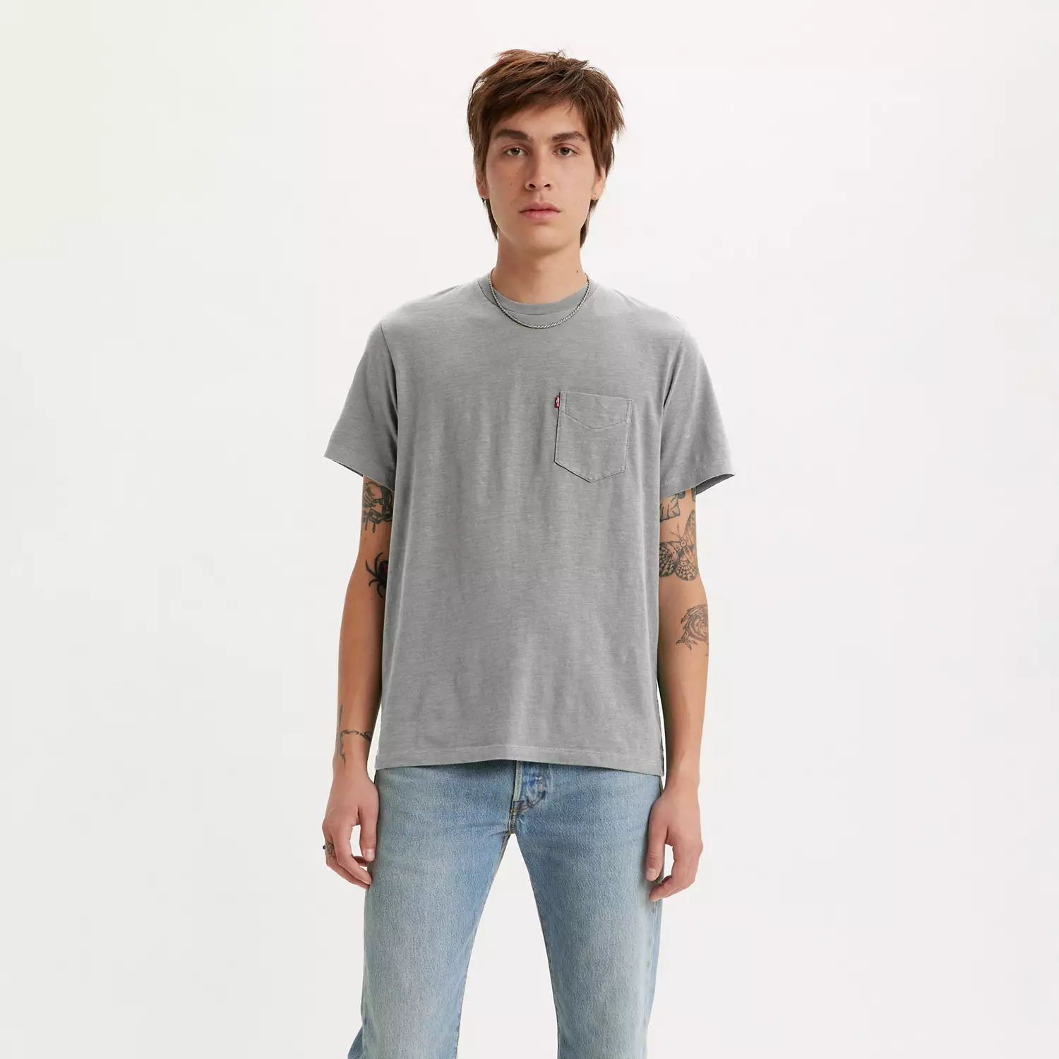 Классическая футболка с карманами Levi's, серый
Классическая футболка с карманами Levi's, серый