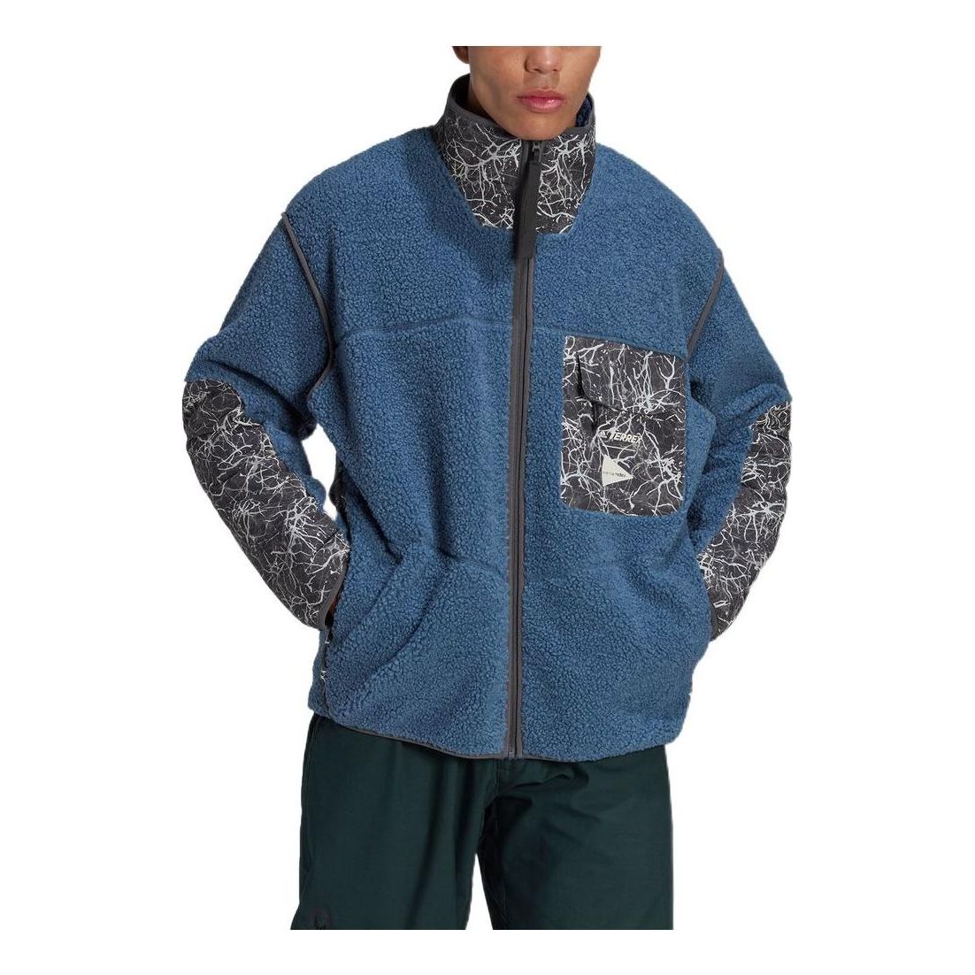 Куртка adidas Terrex x And Wander Fleece Jacket 'Blue Black' HN9635
Куртка adidas Terrex x And Wander Fleece Jacket 'Blue Black' HN9635