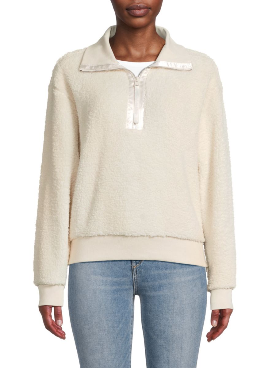 Пушистый свитер на молнии Calvin Klein, экрю
Пушистый свитер на молнии Calvin Klein, экрю