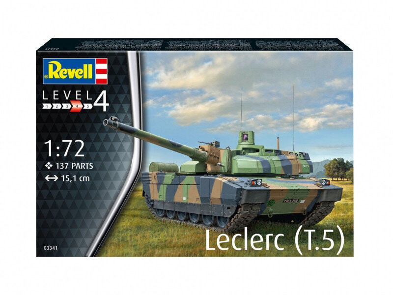 Комплект модели Leclerc T5 1/72 Revell 
Комплект модели Leclerc T5 1/72 Revell