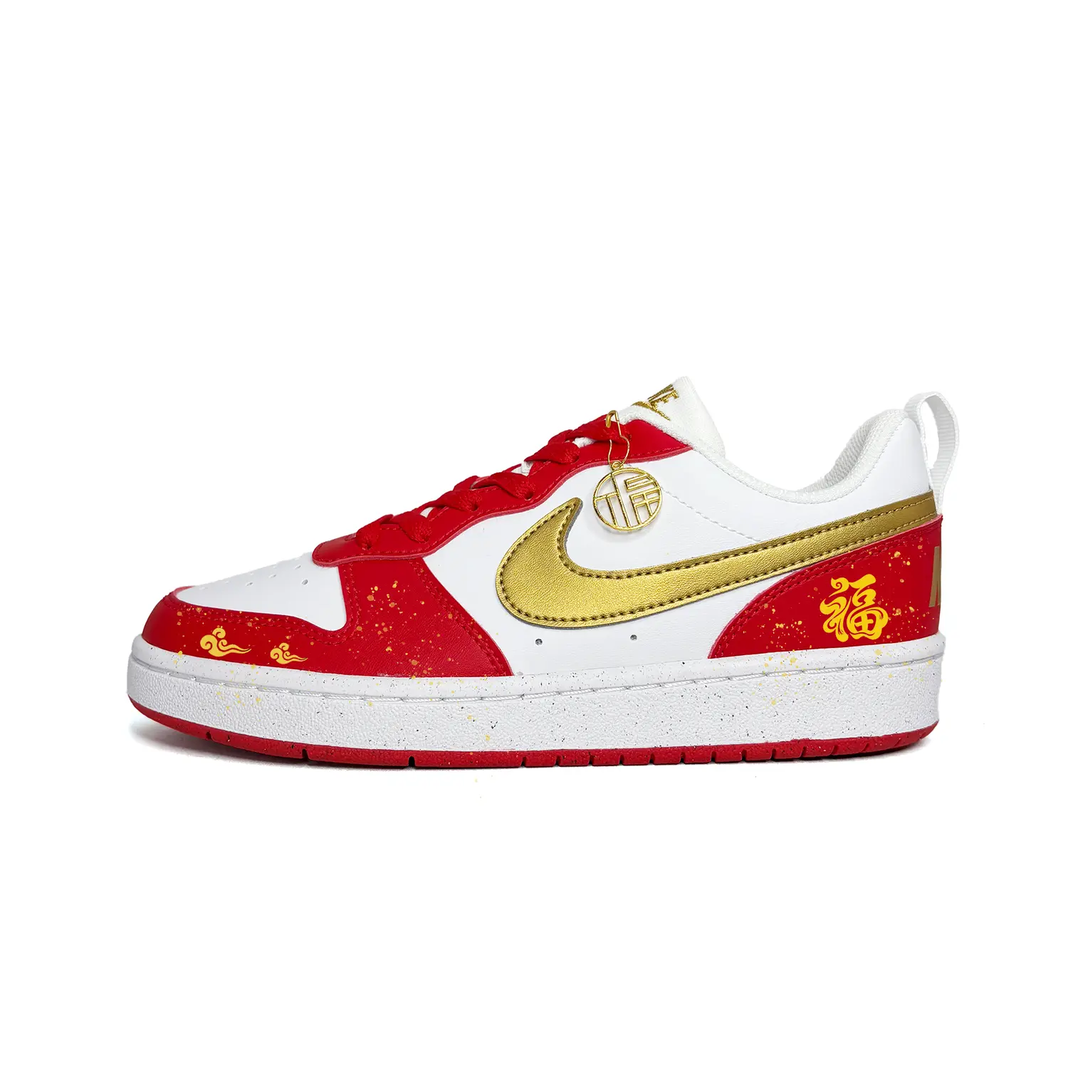 Nike Court Borough Blessing Overflowing Абразивостойкие противоскользящие низкие кроссовки для скейтбординга Gold Red для подростков
Nike Court Borough Blessing Overflowing Абразивостойкие противоскользящие низкие кроссовки для скейтбординга Gold Red для подростков