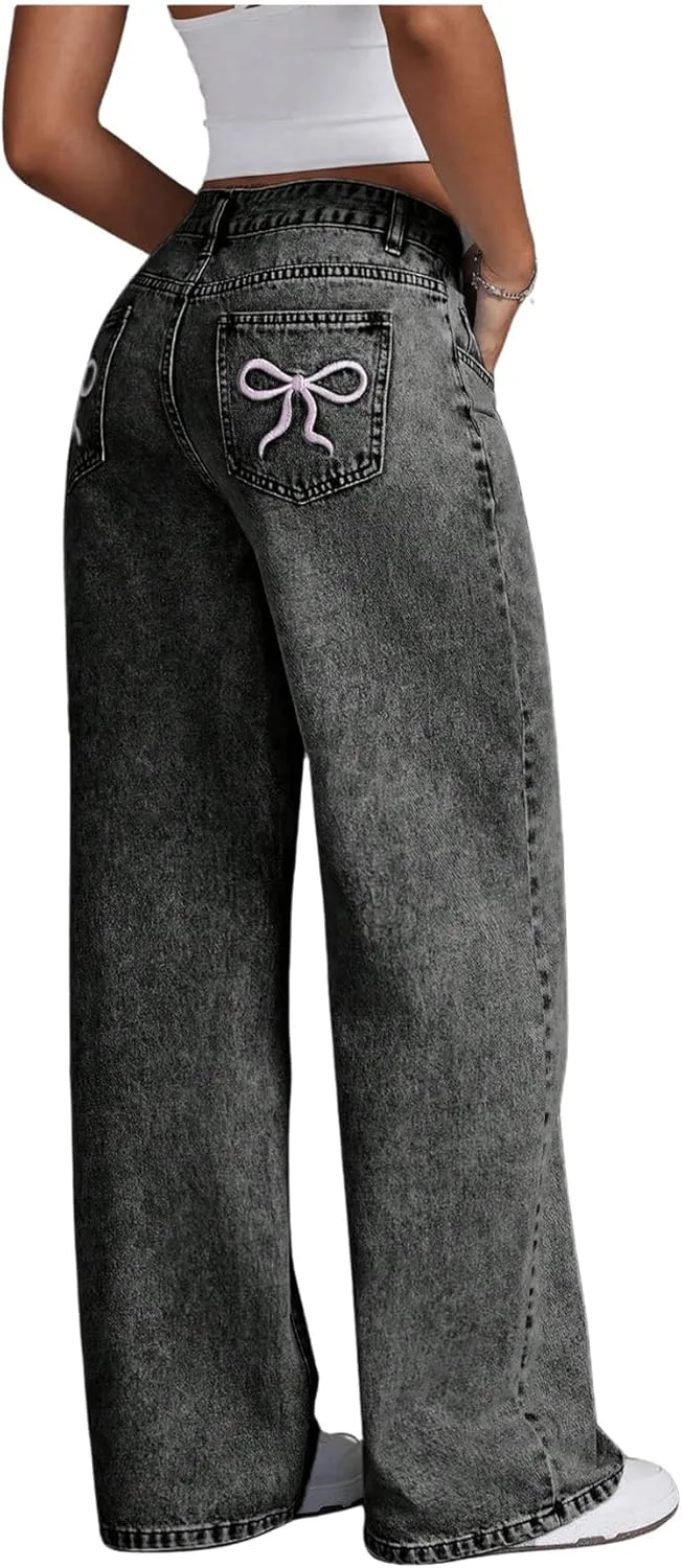 Женские джинсы Boyfriend с низкой посадкой и широкими штанинами Flvsun
Женские джинсы Boyfriend с низкой посадкой и широкими штанинами Flvsun