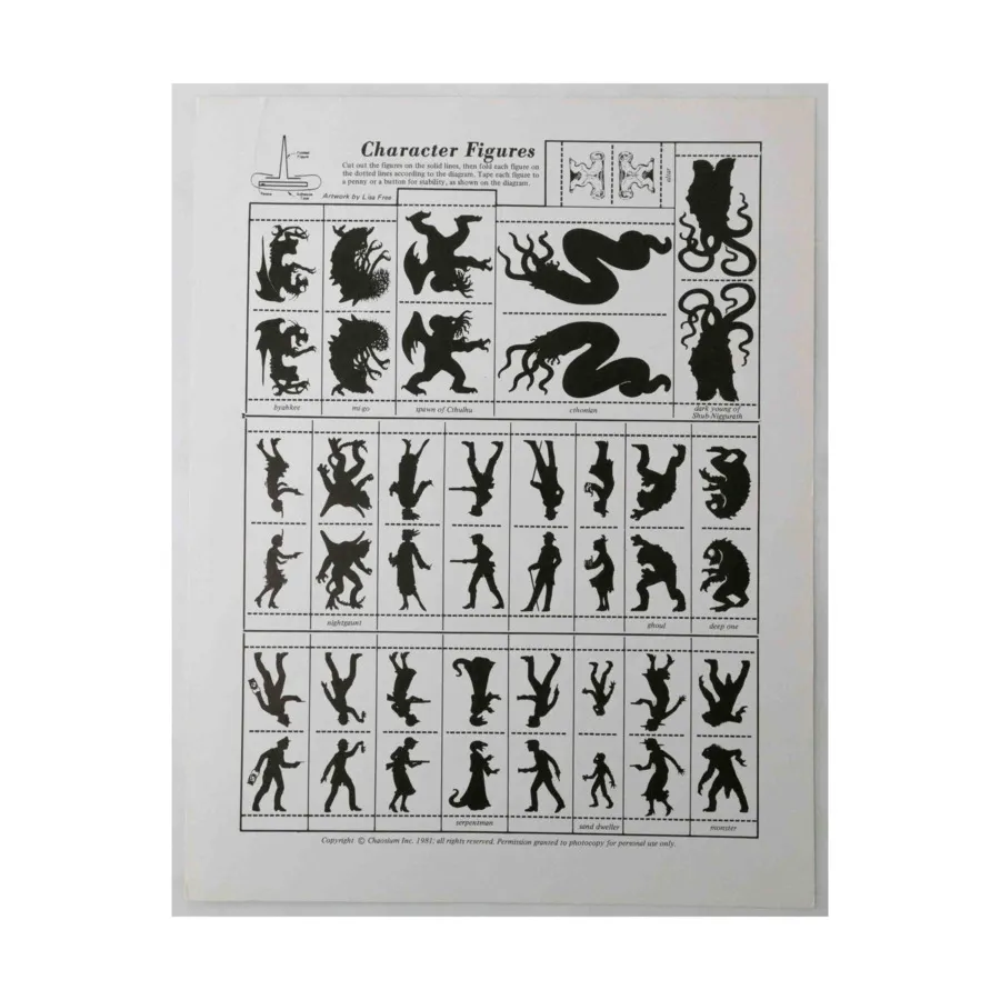 Зов Ктулху (1-е издание) — только фигурки персонажей!, Call of Cthulhu - Rule, Source & Supplement Books (Chaosium 1st-5.5 Editions)
Зов Ктулху (1-е издание) — только фигурки персонажей!, Call of Cthulhu - Rule, Source & Supplement Books (Chaosium 1st-5.5 Editions)