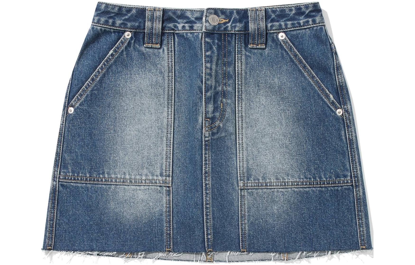 COVERNAT Джинсовые короткие юбки SS24 Women's Blue
COVERNAT Джинсовые короткие юбки SS24 Women's Blue