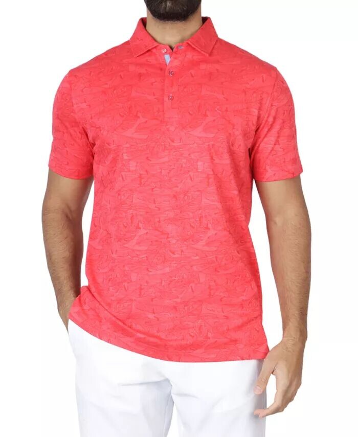 Мужская рубашка поло из микро пике в тон с цветочным принтом Slub Tailorbyrd, оранжевый
Мужская рубашка поло из микро пике в тон с цветочным принтом Slub Tailorbyrd, оранжевый