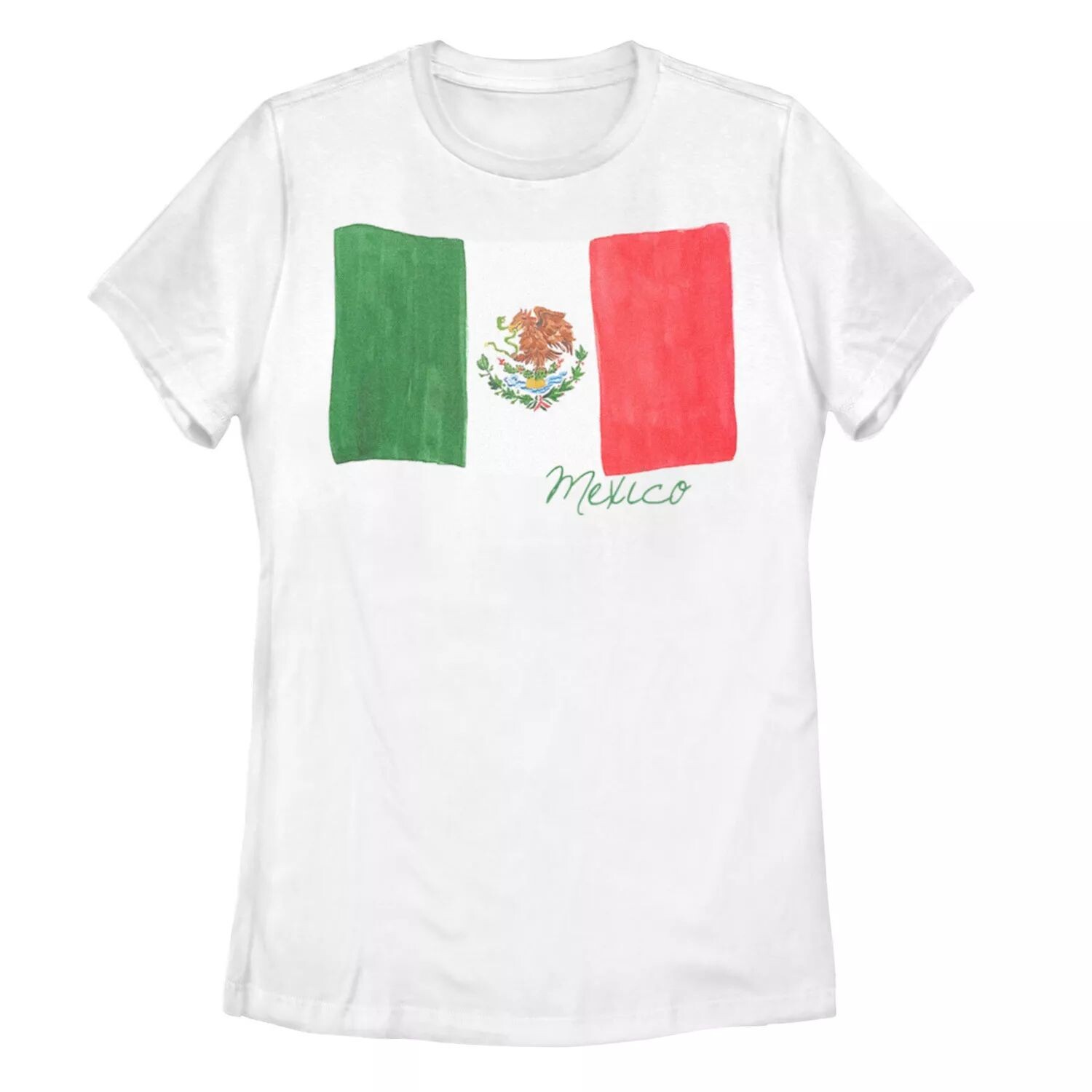 Юниорская футболка Мексики с акварельным флагом Licensed Character
Юниорская футболка Мексики с акварельным флагом Licensed Character