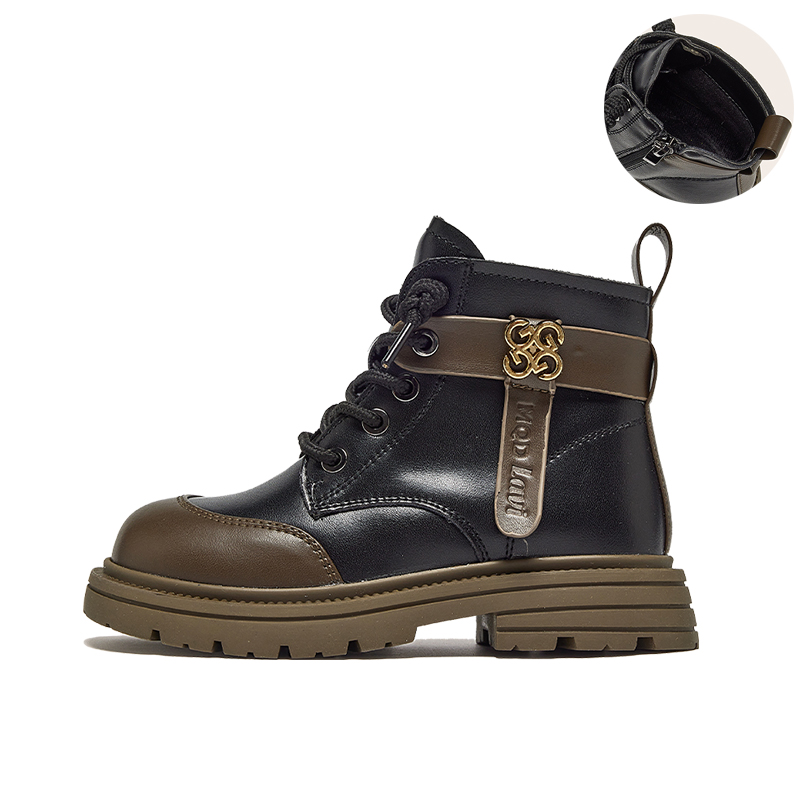 Детские кожаные ботинки для детей MQD, черный/хаки
Детские кожаные ботинки для детей MQD, черный/хаки