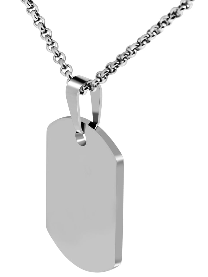 Adeliás Кулон унисекс - кулон из нержавеющей стали с гравировкой, серебристый
Adeliás Кулон унисекс - кулон из нержавеющей стали с гравировкой, серебристый