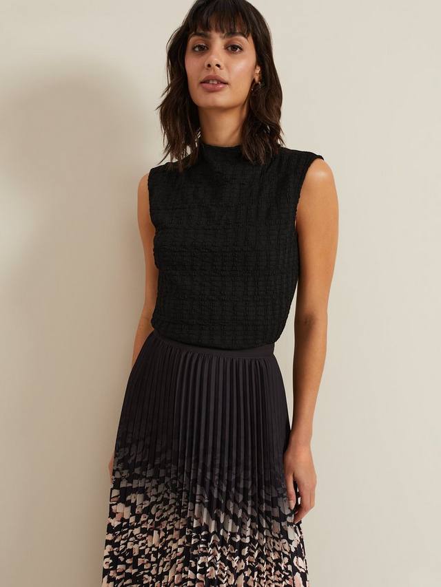 Текстурированный топ от хейли Phase Eight, черный
Текстурированный топ от хейли Phase Eight, черный