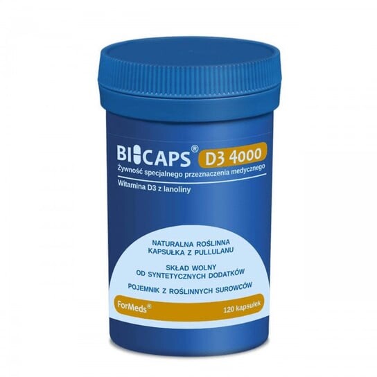 Formeds, Bicaps D3 4000, 120 капсул
Formeds, Bicaps D3 4000, 120 капсул