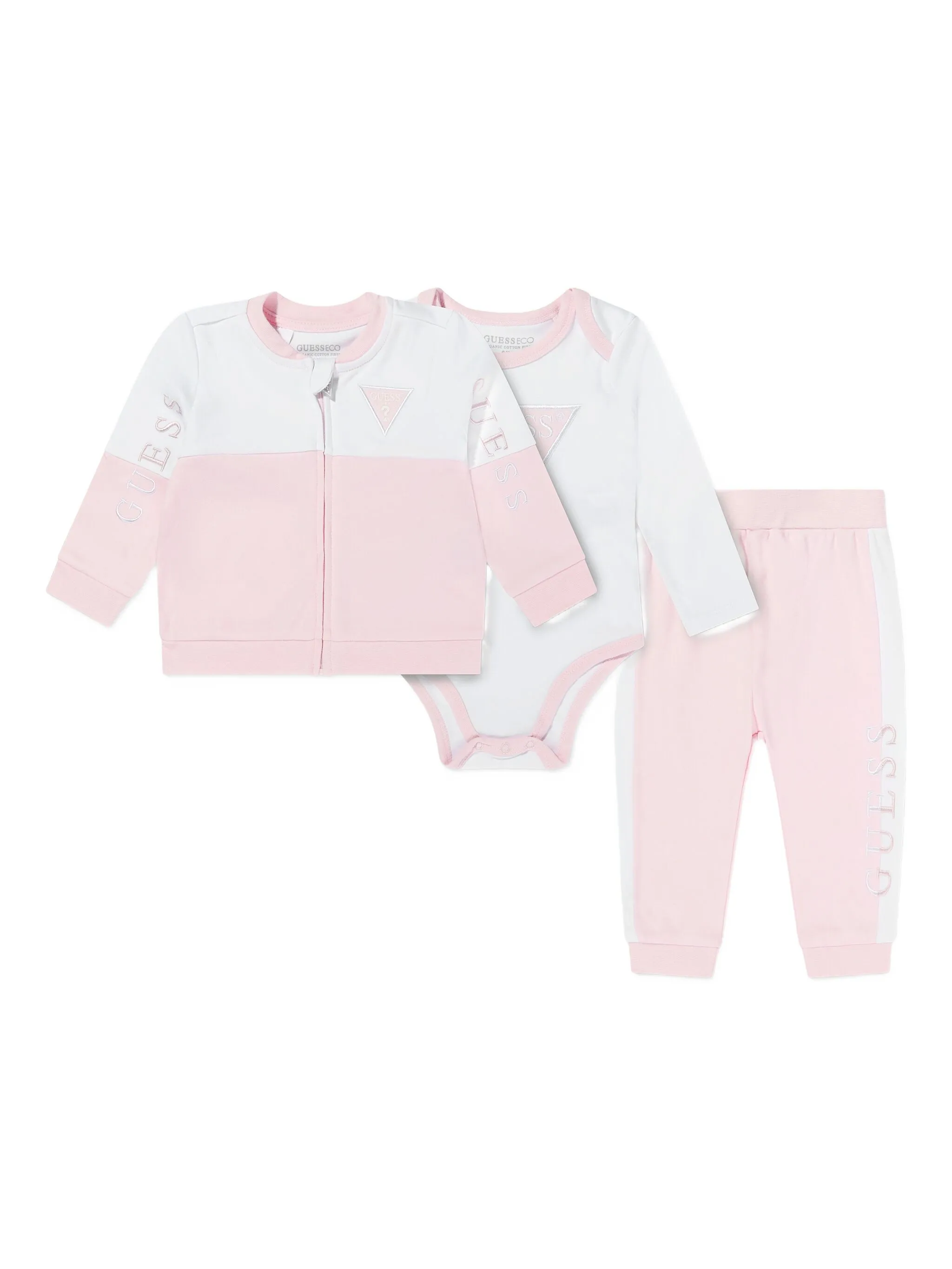 Спортивный костюм с логотипом Guess Kids, розовый
Спортивный костюм с логотипом Guess Kids, розовый