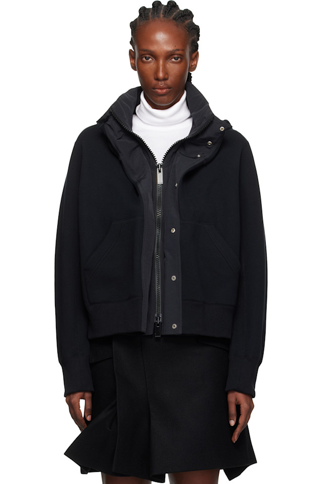 Толстовка Sponge sweat x grosgrain hoodie Sacai, черный
Толстовка Sponge sweat x grosgrain hoodie Sacai, черный