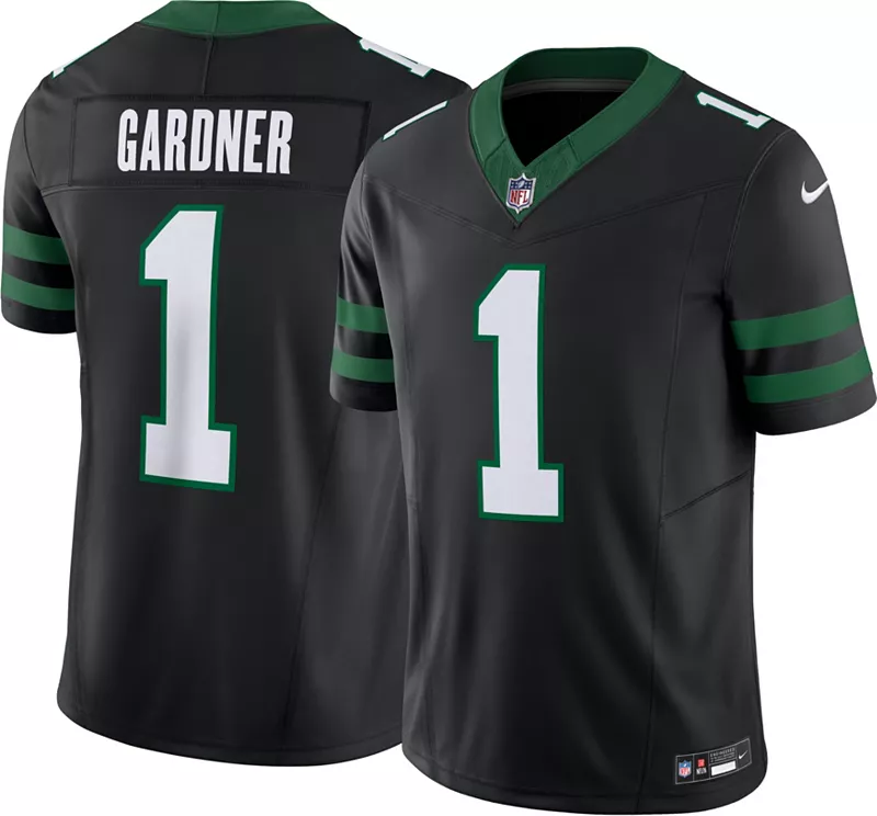 Мужские кроссовки Nike New York Jets Ahmad Sauce Gardner #1 Vapor F.U.S.E. Альтернативный черный джерси Limited Limited
Мужские кроссовки Nike New York Jets Ahmad Sauce Gardner #1 Vapor F.U.S.E. Альтернативный черный джерси Limited Limited