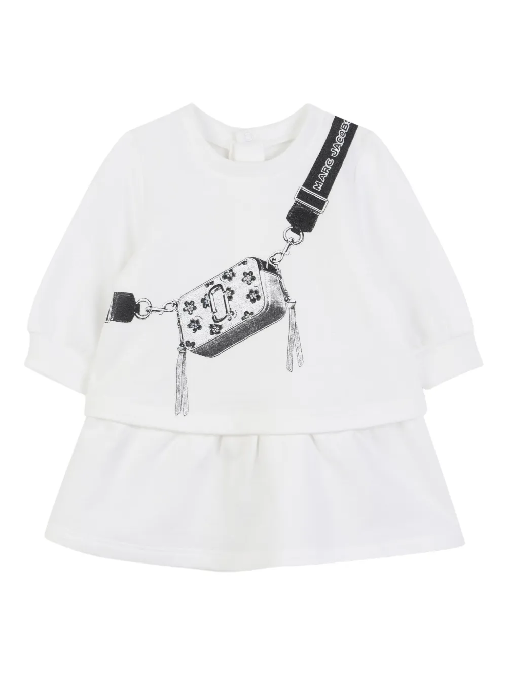 Хлопковое платье с графическим принтом Marc Jacobs Kids, белый
Хлопковое платье с графическим принтом Marc Jacobs Kids, белый