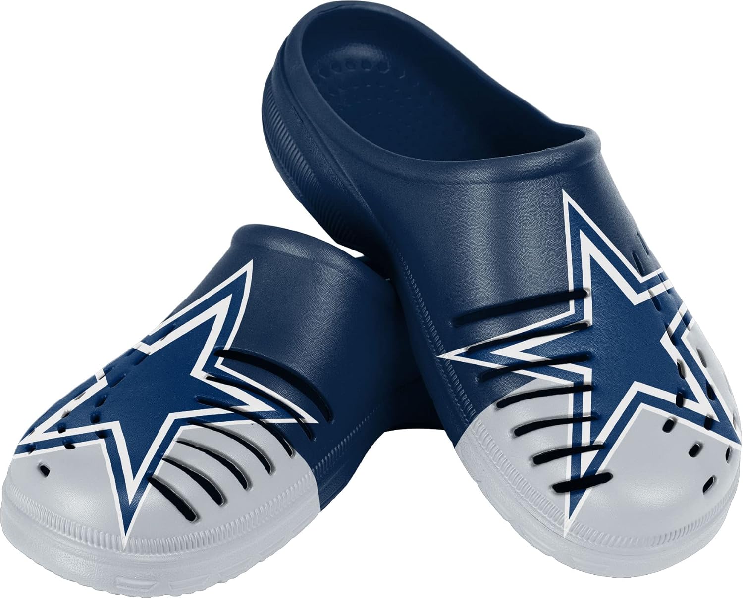 Мужские садовые водные сандалии FOCO с логотипом команды NFL, обувь, тапочки, сабо, Dallas Cowboys 9-10 Colorblock Big Logo
Мужские садовые водные сандалии FOCO с логотипом команды NFL, обувь, тапочки, сабо, Dallas Cowboys 9-10 Colorblock Big Logo
