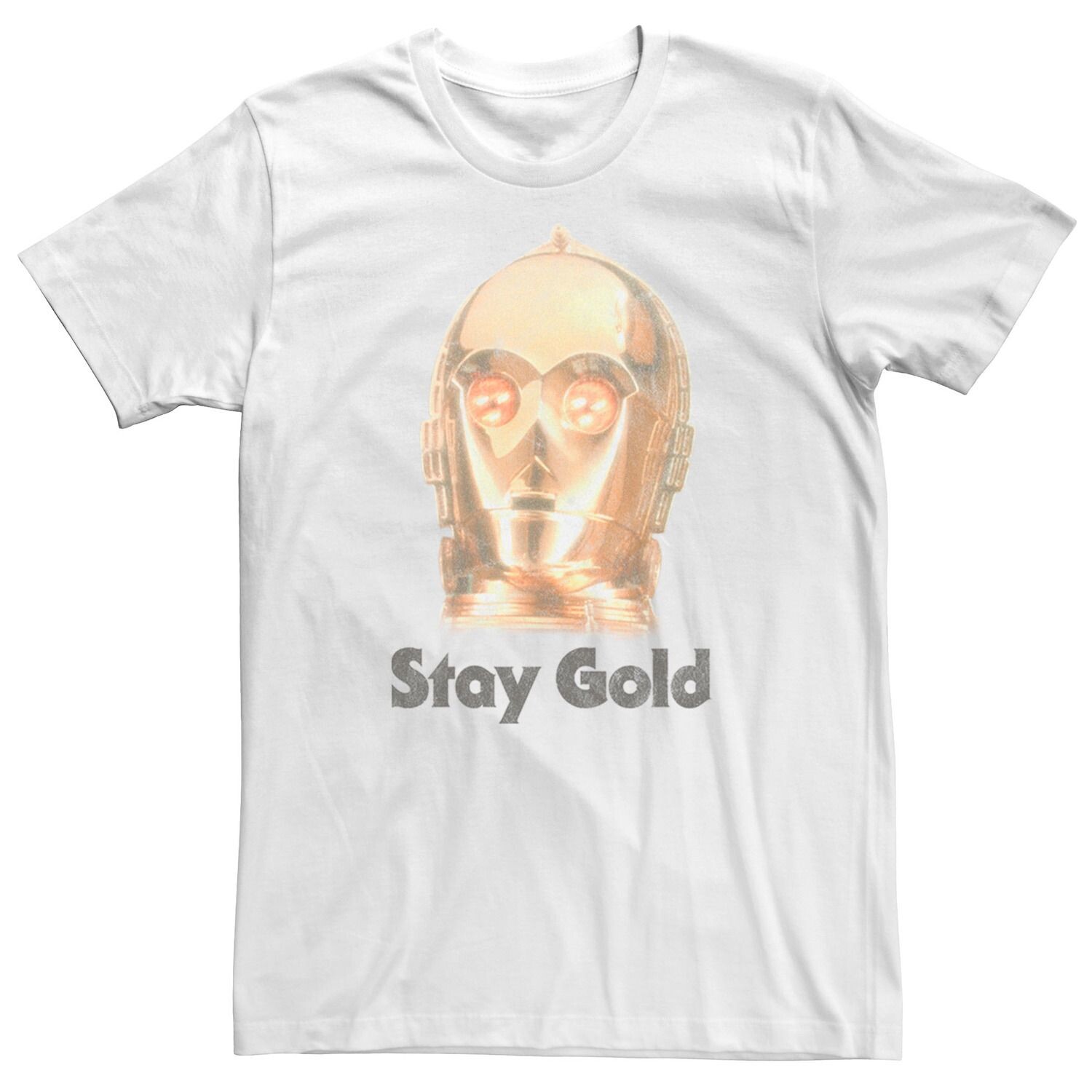 Мужская золотая футболка с рисунком Star Wars The Rise of Skywalker C-3PO Stay Licensed Character, белый
Мужская золотая футболка с рисунком Star Wars The Rise of Skywalker C-3PO Stay Licensed Character, белый