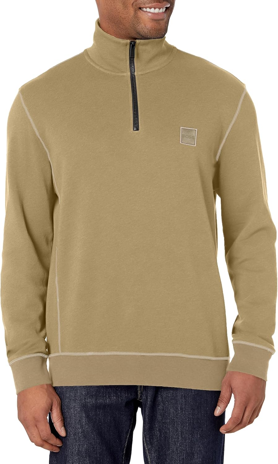 BOSS мужской свитшот с логотипом на заплатке и молнией на четверть, Trout Green, Зеленый, BOSS мужской свитшот с логотипом на заплатке и молнией на четверть, Trout Green
BOSS мужской свитшот с логотипом на заплатке и молнией на четверть, Trout Green, Зеленый, BOSS мужской свитшот с логотипом на заплатке и молнией на четверть, Trout Green