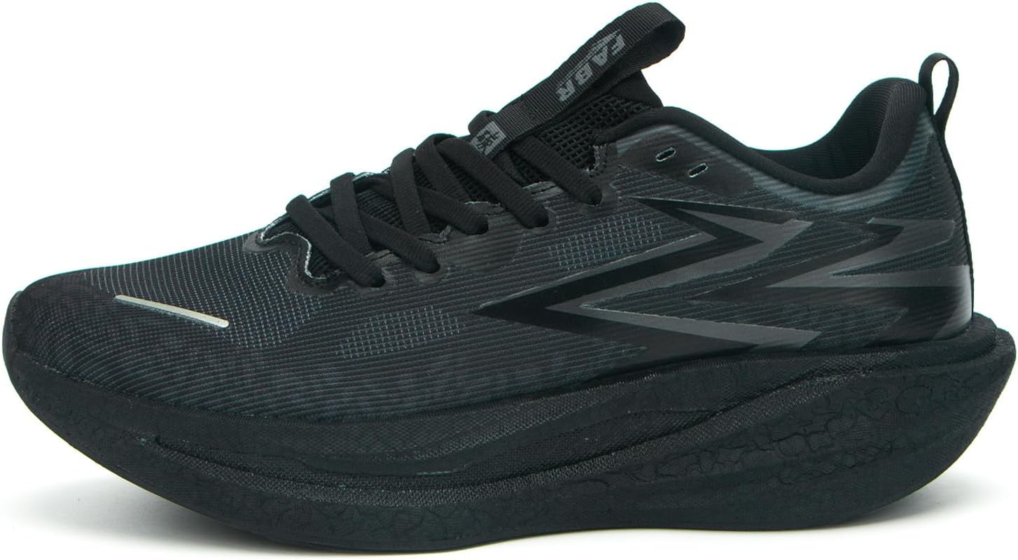 Беговые кроссовки с карбоновой плитой для мужчин, стабильная поддержка, амортизация, сверхлегкая подошва из ТПУ, отскок, марафонские кроссовки Zonsmo, черный
Беговые кроссовки с карбоновой плитой для мужчин, стабильная поддержка, амортизация, сверхлегкая подошва из ТПУ, отскок, марафонские кроссовки Zonsmo, черный
