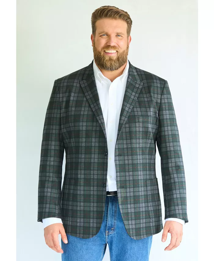 Мужской пиджак Big & Tall Ultra Comfort Stretch Kingsize, зеленый
Мужской пиджак Big & Tall Ultra Comfort Stretch Kingsize, зеленый