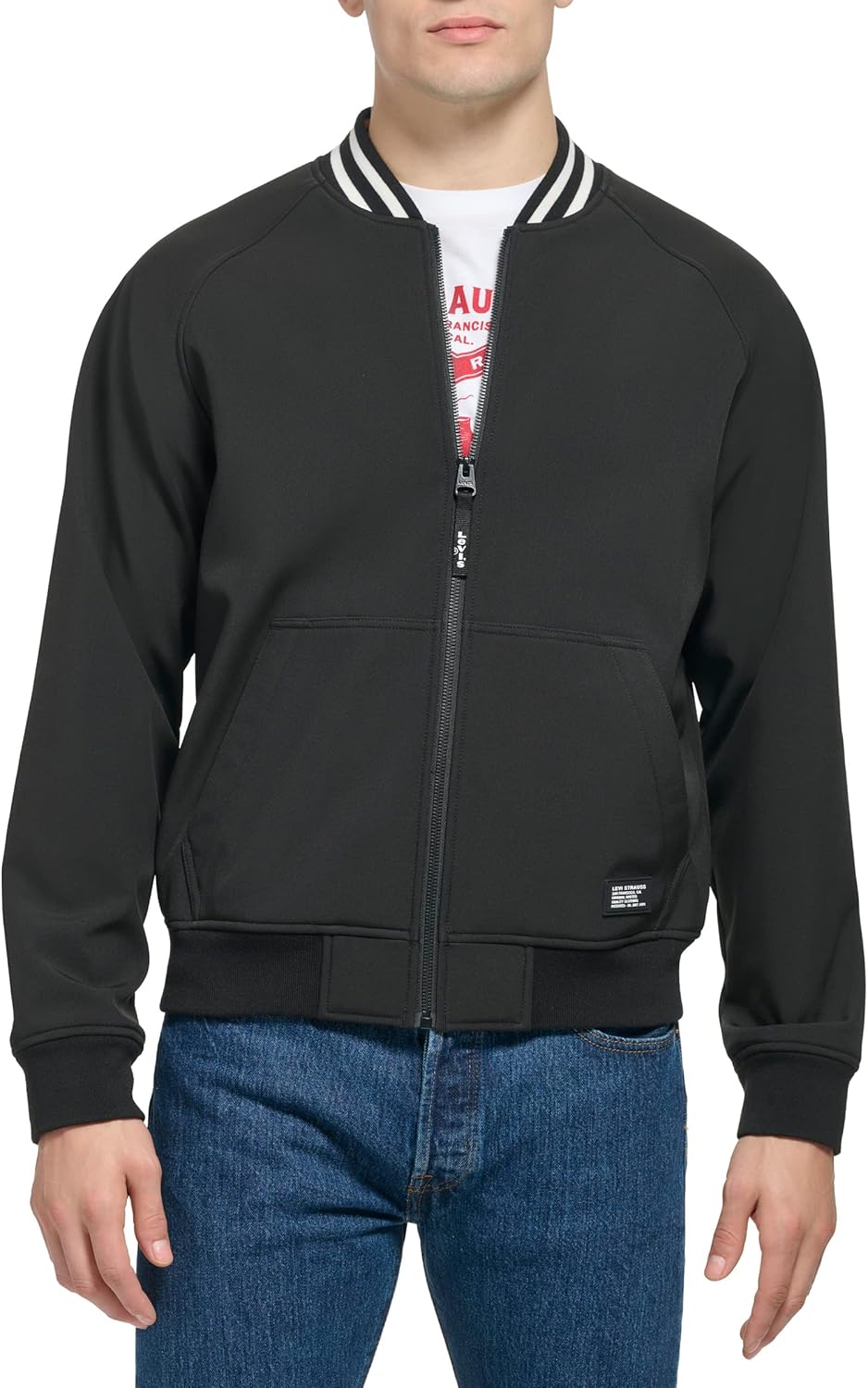 Мужская куртка-бомбер Levi's Softshell Varsity, Black
Мужская куртка-бомбер Levi's Softshell Varsity, Black