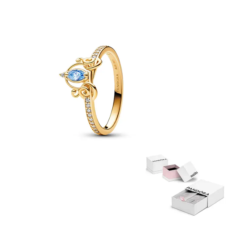 Позолоченные кольца из медного серебряного сплава Women's Gold Pandora, золотой
Позолоченные кольца из медного серебряного сплава Women's Gold Pandora, золотой