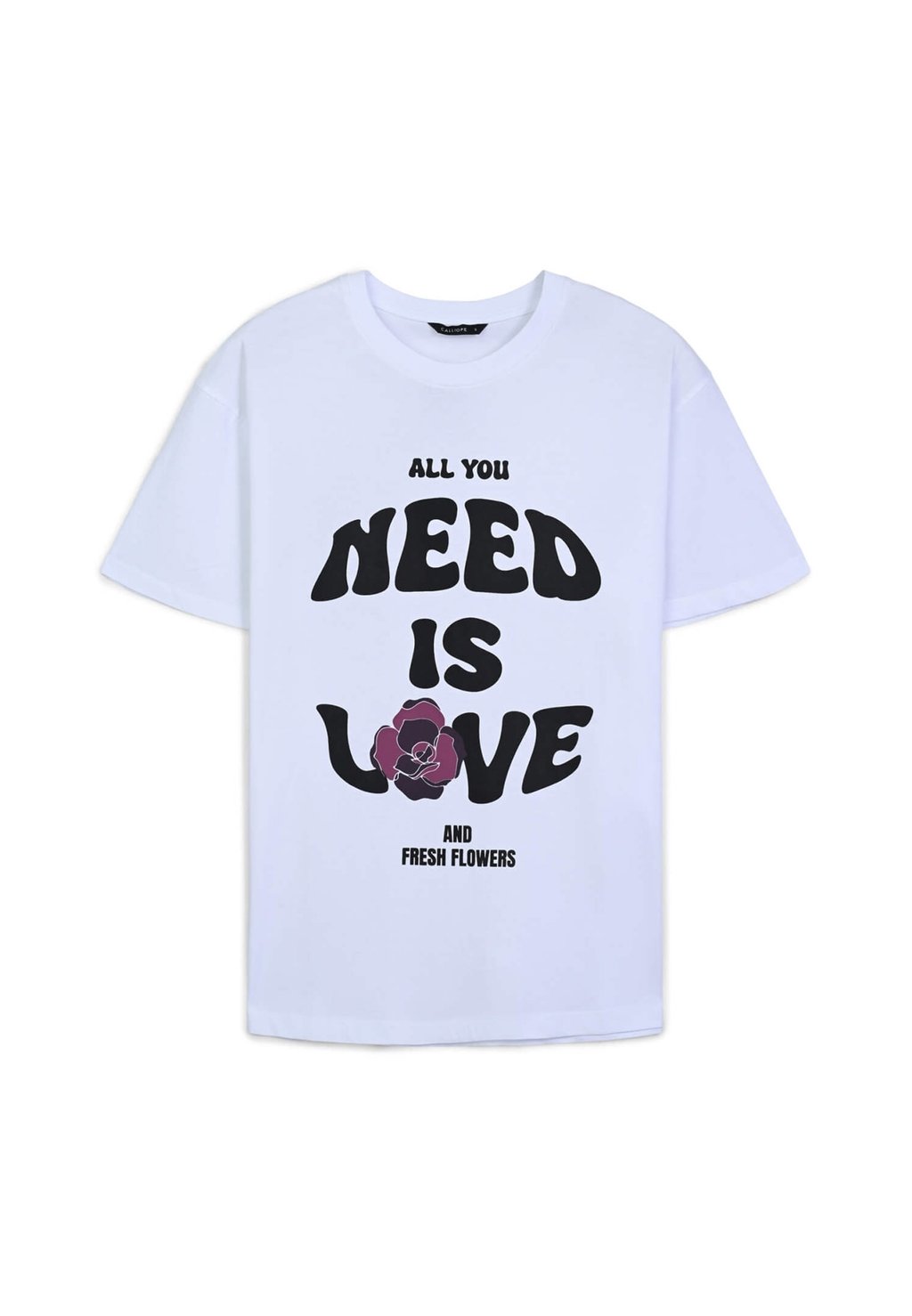 Футболка с принтом Calliope, слоновая кость 
Футболка с принтом Calliope, слоновая кость