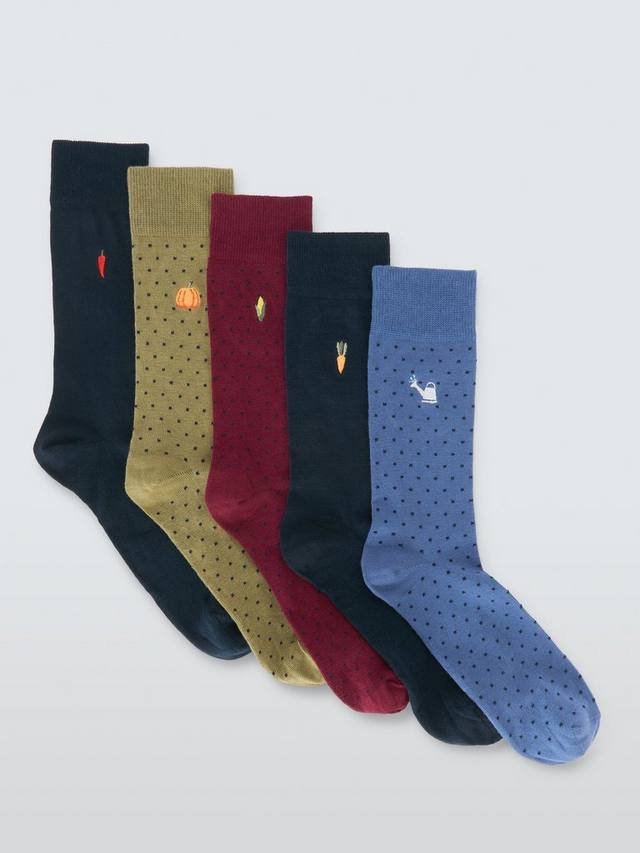Органические носки с вышивкой из смесового хлопка John Lewis, Pack of 5, Multi
Органические носки с вышивкой из смесового хлопка John Lewis, Pack of 5, Multi