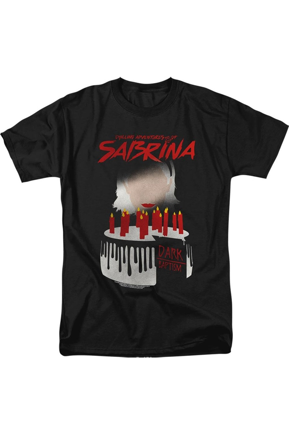 Футболка с коротким рукавом для взрослых «Леденящие душу приключения Сабрины Темное крещение» Gildan, черный
Футболка с коротким рукавом для взрослых «Леденящие душу приключения Сабрины Темное крещение» Gildan, черный