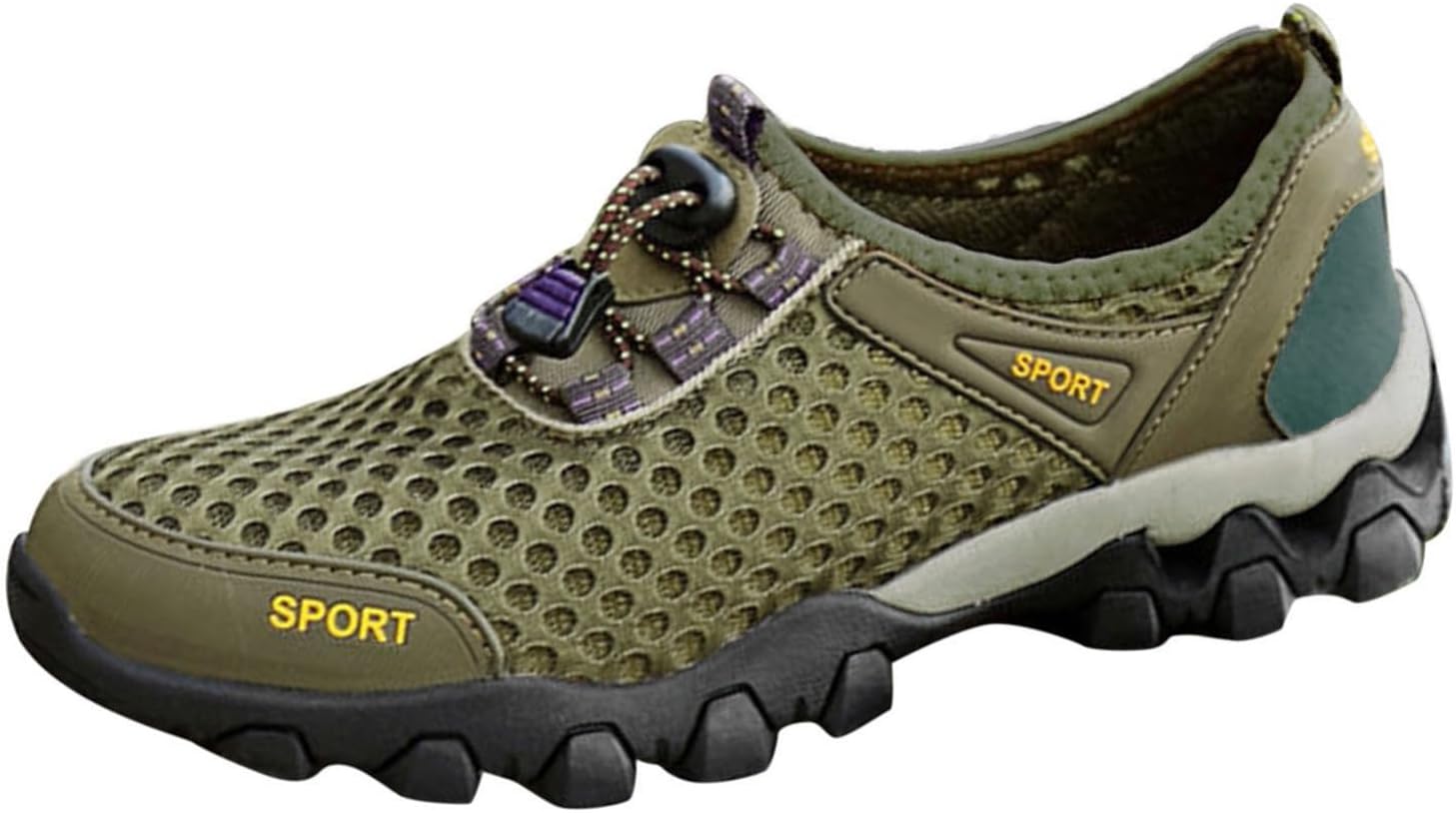 Мужские летние сетчатые дышащие походные туфли, удобная обувь для прогулок, туристическая обувь для активного отдыха, модные кроссовки с шнуровкой Generic, зеленый
Мужские летние сетчатые дышащие походные туфли, удобная обувь для прогулок, туристическая обувь для активного отдыха, модные кроссовки с шнуровкой Generic, зеленый