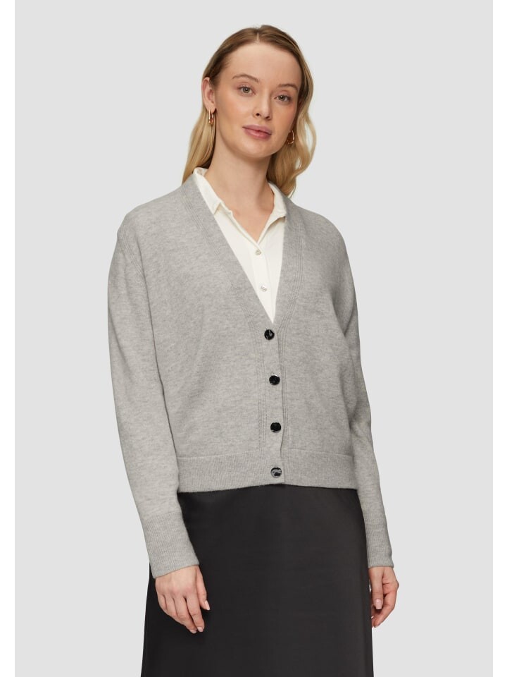 Кардиган sOliver BLACK LABEL Strickjacke langarm, серый
Кардиган sOliver BLACK LABEL Strickjacke langarm, серый