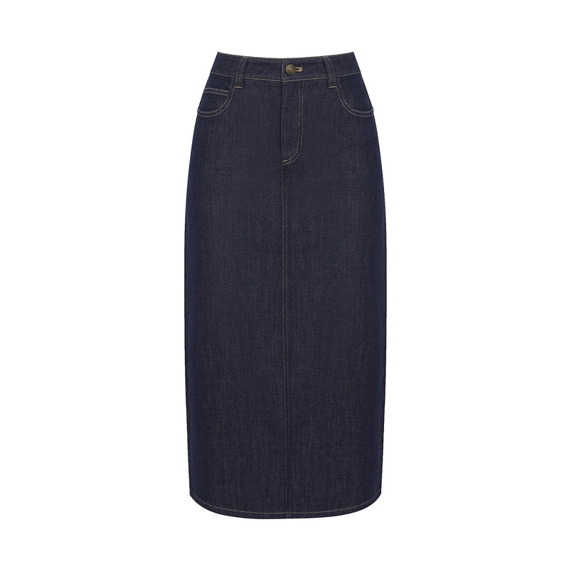 Юбка джинсовая Deep Breath с разрезом сзади, темно-синий
Юбка джинсовая Deep Breath с разрезом сзади, темно-синий