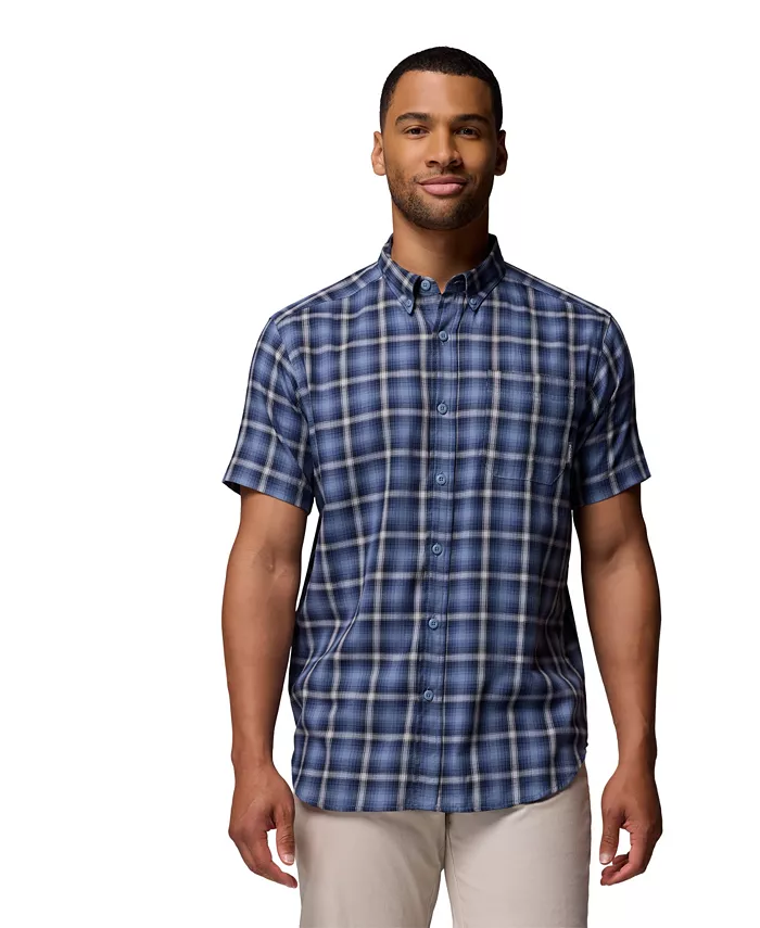 Мужская клетчатая рубашка Rapid Rivers с коротким рукавом Columbia, синий
Мужская клетчатая рубашка Rapid Rivers с коротким рукавом Columbia, синий