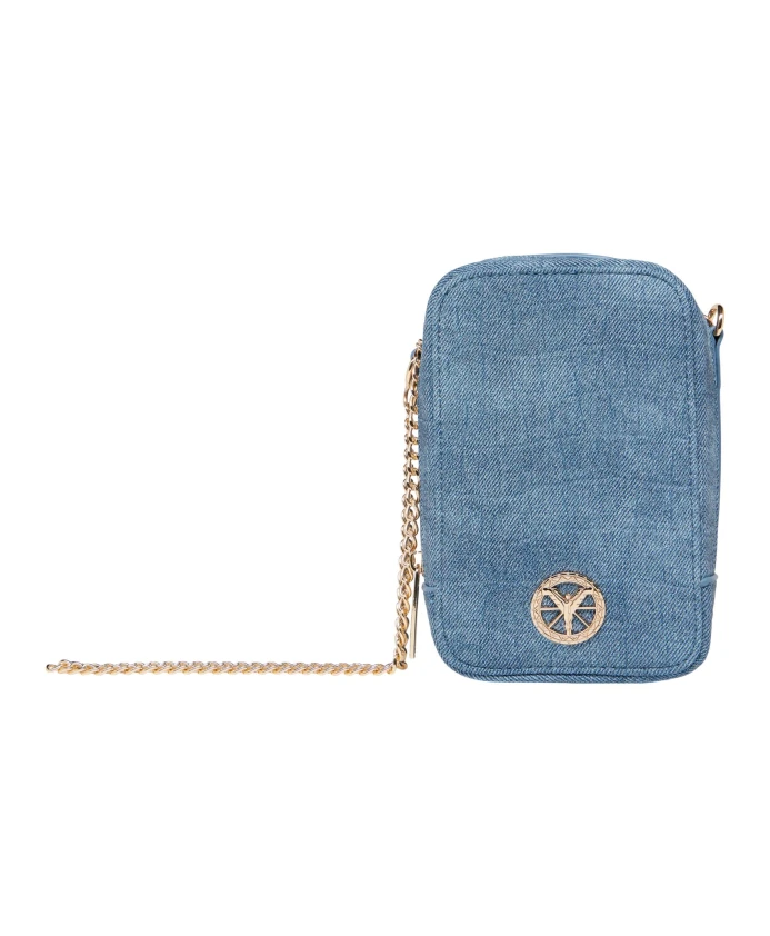 Джинсовая мини сумка из крокодиловой кожи в стиле урбан шик Carlo Colucci, синий
Джинсовая мини сумка из крокодиловой кожи в стиле урбан шик Carlo Colucci, синий