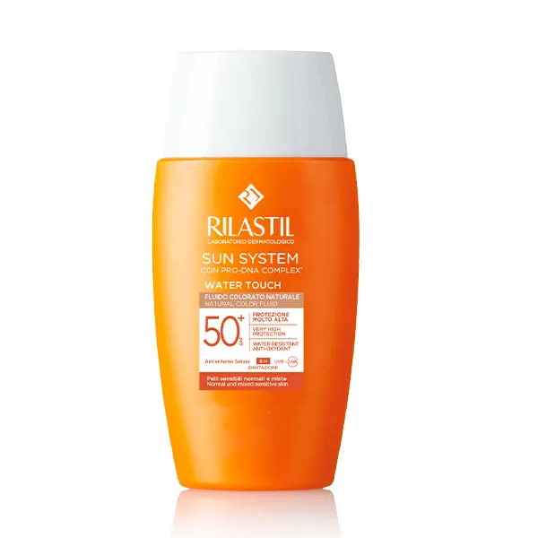 Легкий цветной солнцезащитный крем для лица Sun System 50+ Water Touch Color Rilastil, 50 ml
Легкий цветной солнцезащитный крем для лица Sun System 50+ Water Touch Color Rilastil, 50 ml