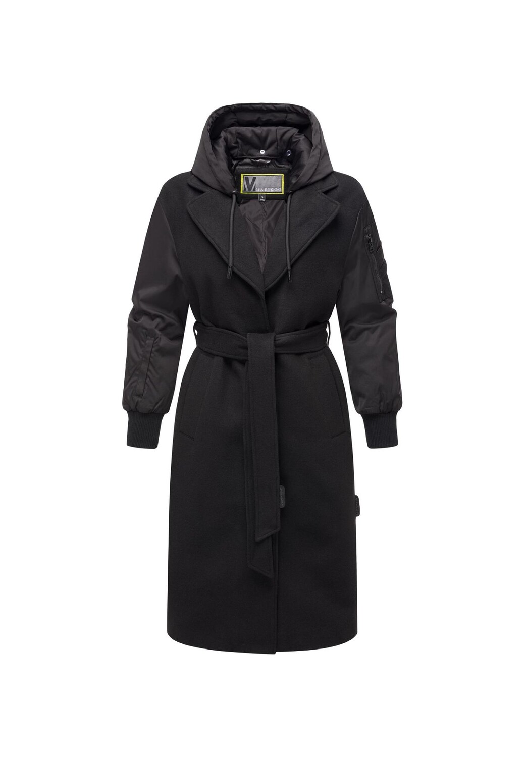 Шерстяное пальто Tjadee 16 MARIKOO, черный
Шерстяное пальто Tjadee 16 MARIKOO, черный