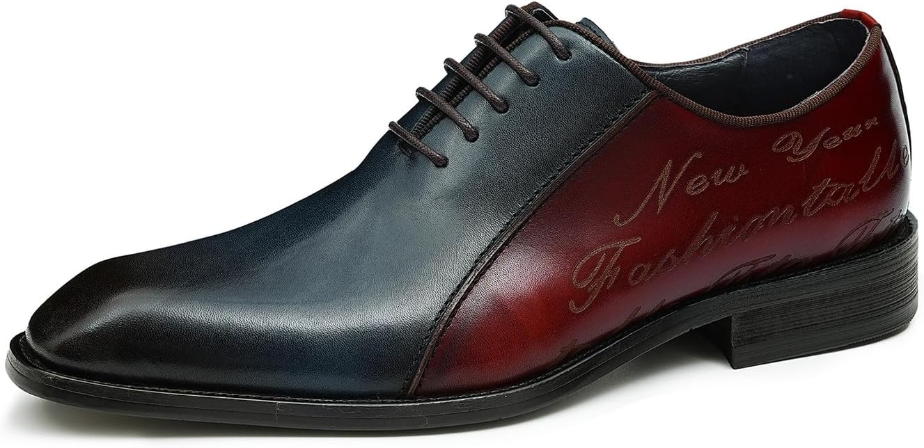 Мужские оксфорды Santimon, формальные кожаные дерби двух цветов, деловые, для выпускного, свадьбы, модные повседневные прогулочные туфли для мужчин, синий
Мужские оксфорды Santimon, формальные кожаные дерби двух цветов, деловые, для выпускного, свадьбы, модные повседневные прогулочные туфли для мужчин, синий