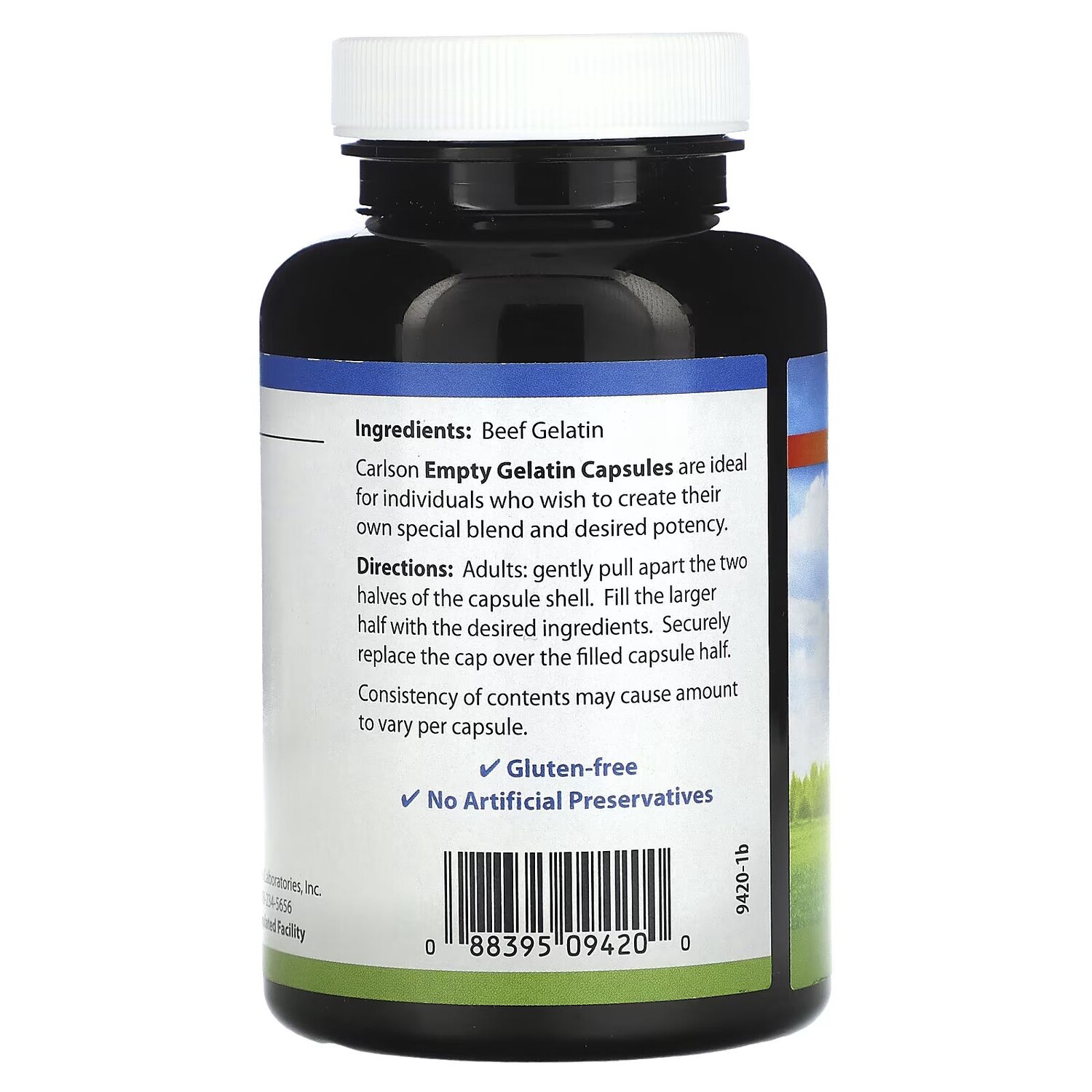 Пустые желатиновые капсулы №0, 150 капсул Carlson
Пустые желатиновые капсулы №0, 150 капсул Carlson