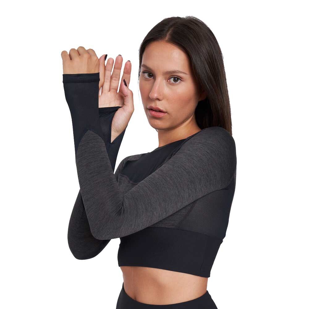 Футболка с длинным рукавом Umbro Pro Training Cropped, серый 
Футболка с длинным рукавом Umbro Pro Training Cropped, серый