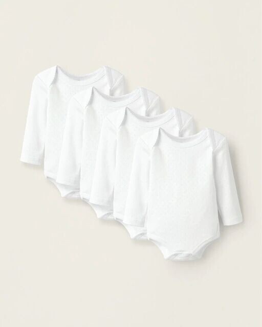 Набор боди для маленьких девочек из 100 % хлопка пуантелле Zippy, белый
Набор боди для маленьких девочек из 100 % хлопка пуантелле Zippy, белый