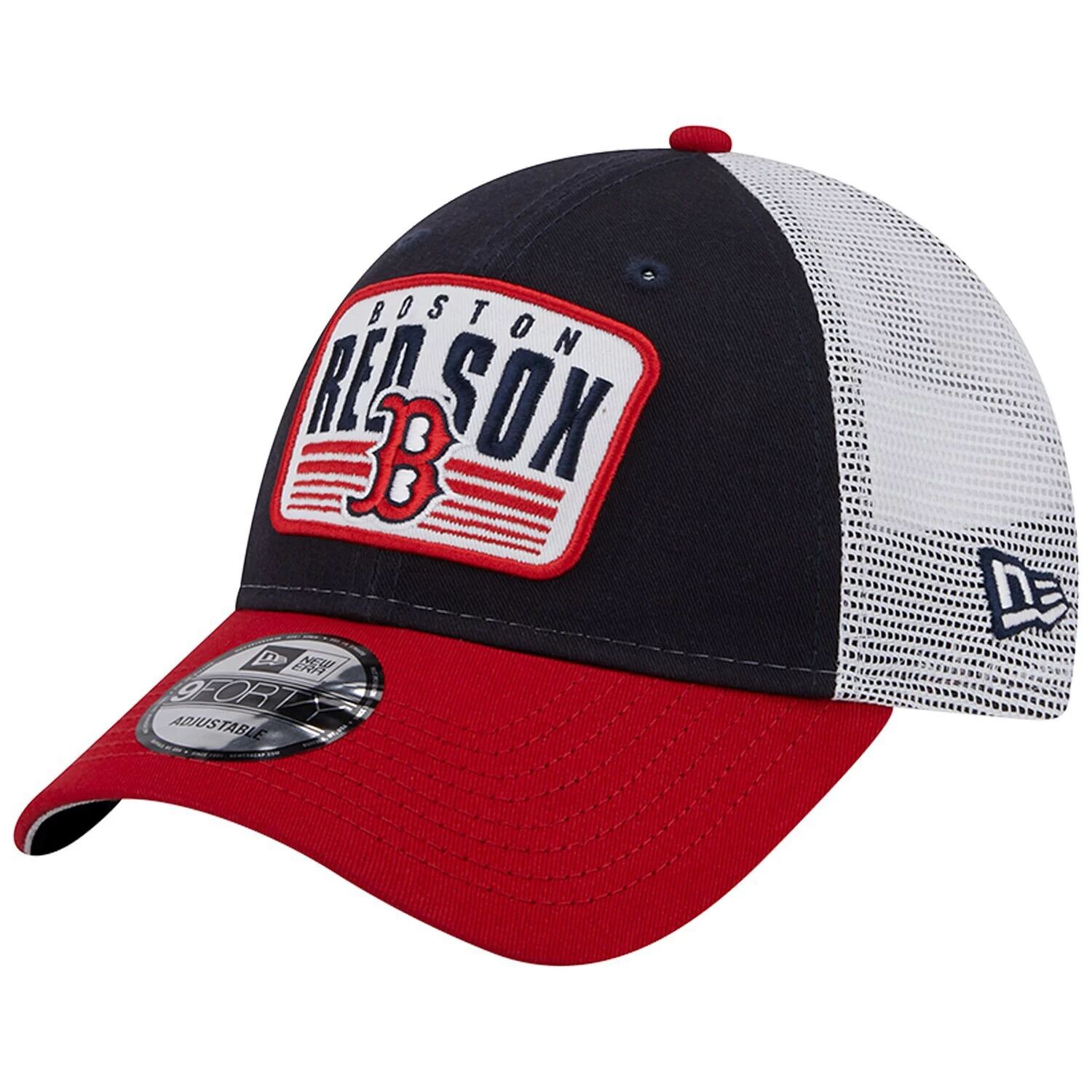 Мужская темно-синяя кепка New Era Boston Red Sox с двухцветной нашивкой 9FORTY Snapback
Мужская темно-синяя кепка New Era Boston Red Sox с двухцветной нашивкой 9FORTY Snapback