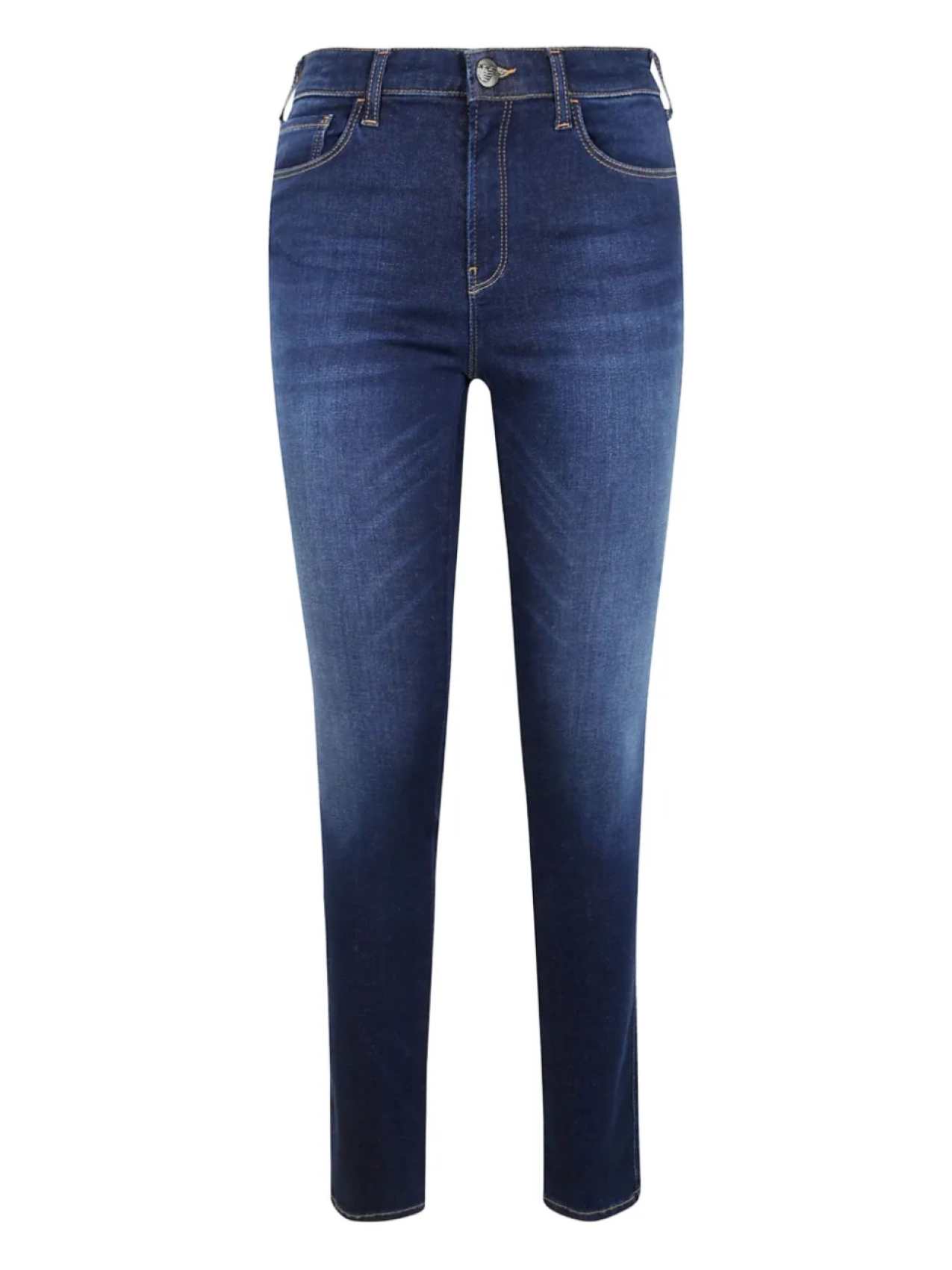 Узкие джинсы средней посадки Emporio Armani, синий
Узкие джинсы средней посадки Emporio Armani, синий