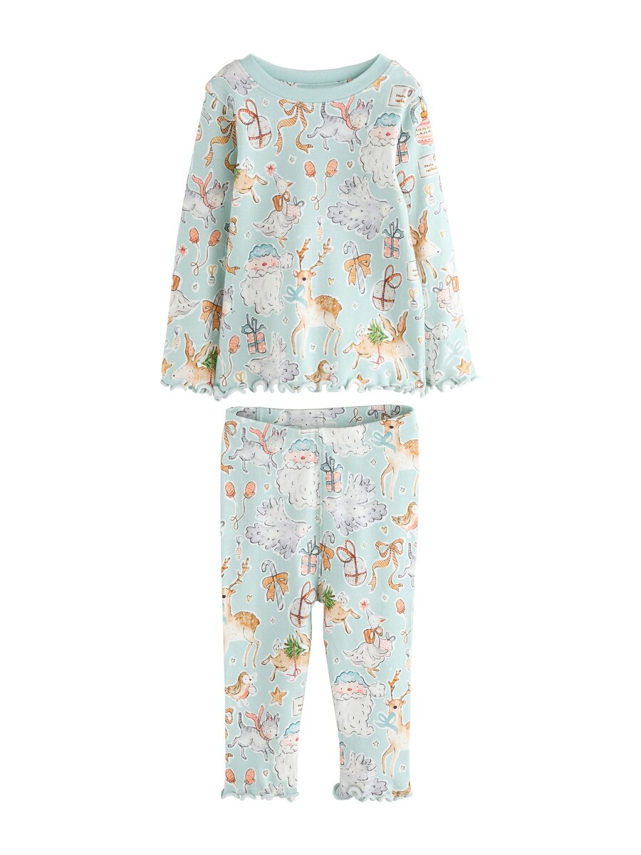 Пижама Next Weihnachtlicher, светло-голубой
Пижама Next Weihnachtlicher, светло-голубой