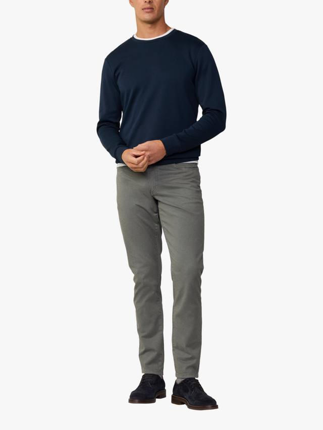 Толстовка классического кроя из хлопкового флиса Hackett London, темно-синий 
Толстовка классического кроя из хлопкового флиса Hackett London, темно-синий