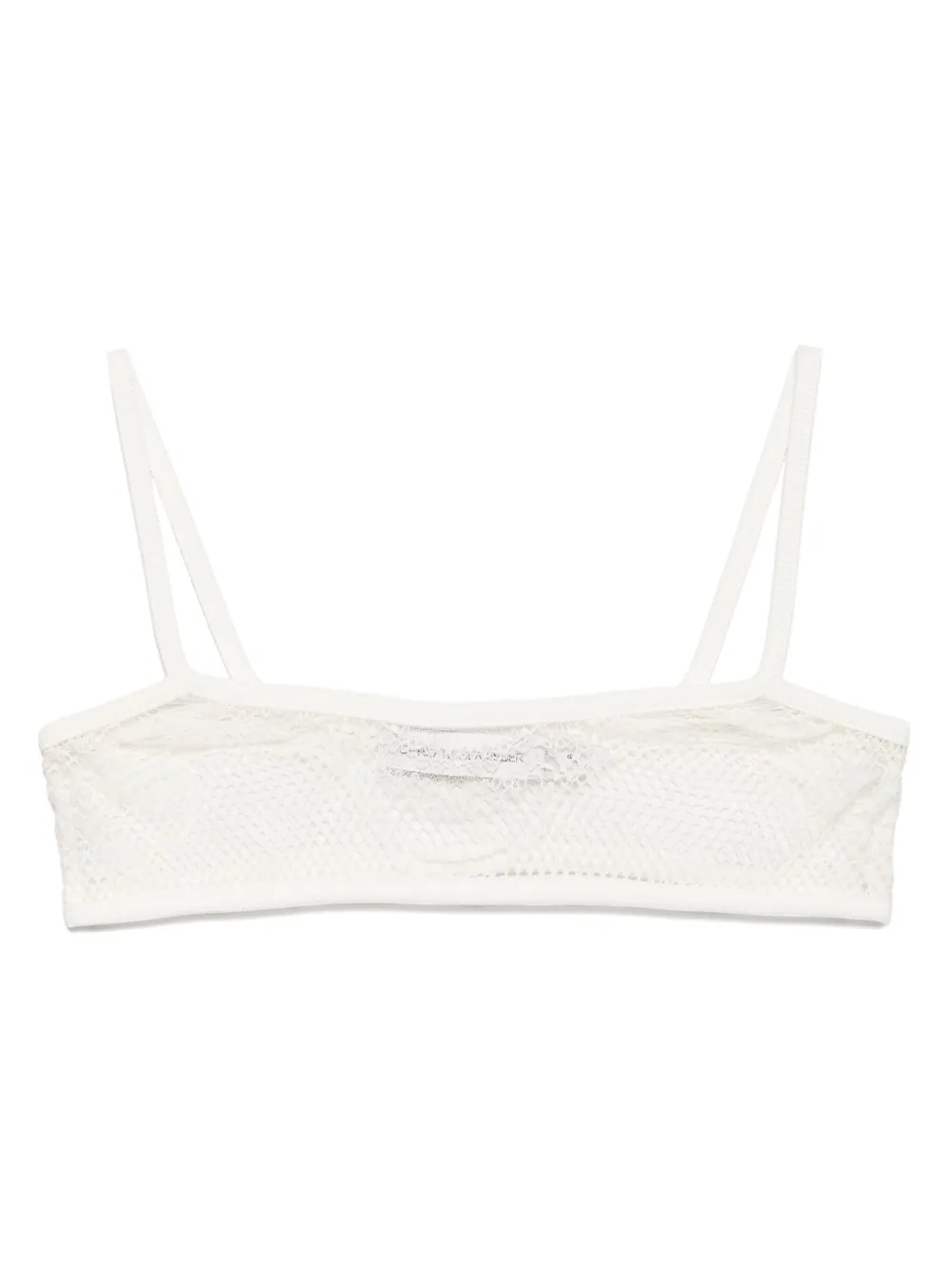 Кружевной бюстгальтер-бралетт Christopher Esber, белый
Кружевной бюстгальтер-бралетт Christopher Esber, белый