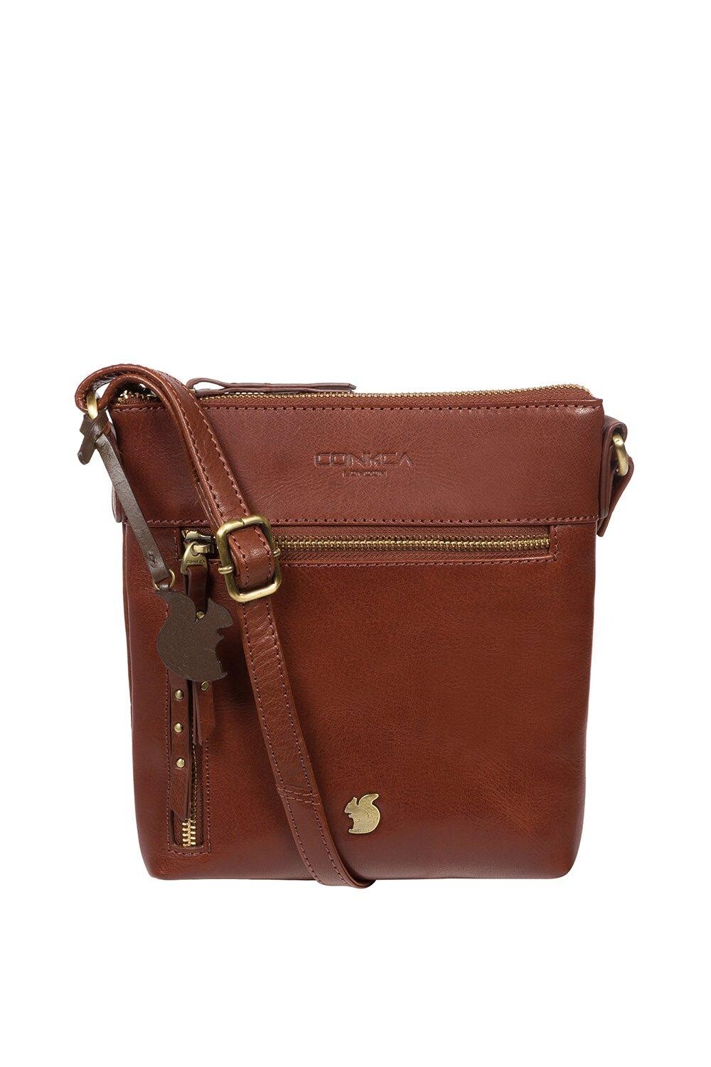 Кожаная сумка через плечо 'Elf' Conkca London, коричневый
Кожаная сумка через плечо 'Elf' Conkca London, коричневый