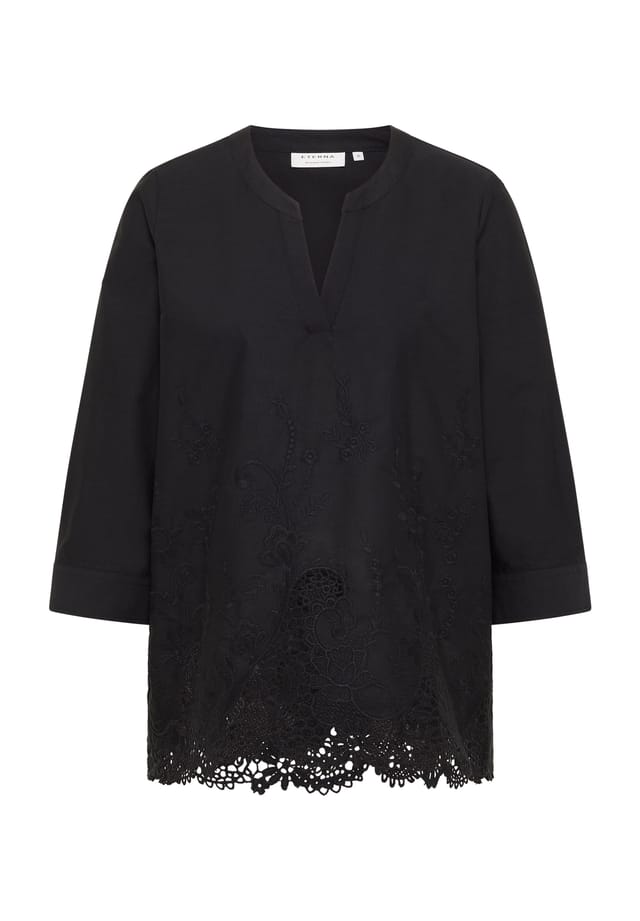 Блузка свободного кроя без застежек Eterna, черный
Блузка свободного кроя без застежек Eterna, черный