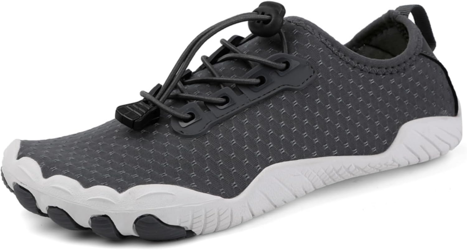 Стильные мужские быстросохнущие водные кроссовки, белые с неоново-зелеными вставками, с регулируемой шнуровкой, идеально подходят для водных видов спорта и пляжа Khwfjas
Стильные мужские быстросохнущие водные кроссовки, белые с неоново-зелеными вставками, с регулируемой шнуровкой, идеально подходят для водных видов спорта и пляжа Khwfjas