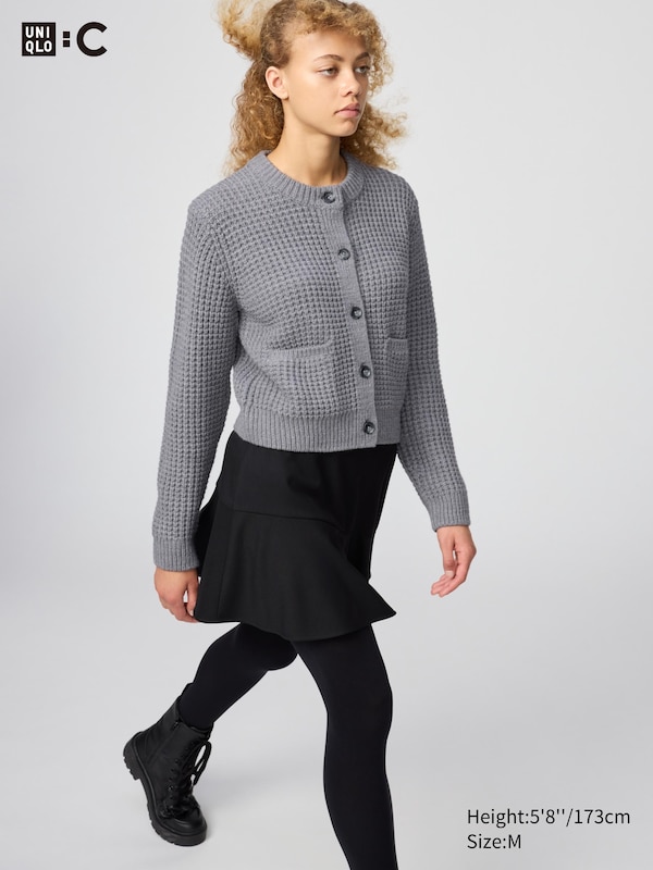 Кардиган с вафельной вязкой Uniqlo, 03 grey
Кардиган с вафельной вязкой Uniqlo, 03 grey