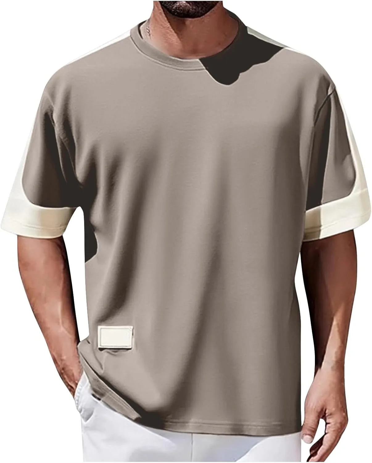 Футболка с коротким рукавом для мужчин, летняя, свободного кроя
Футболка с коротким рукавом для мужчин, летняя, свободного кроя